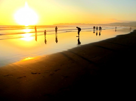 The Ocean 570x427 Beach sunset